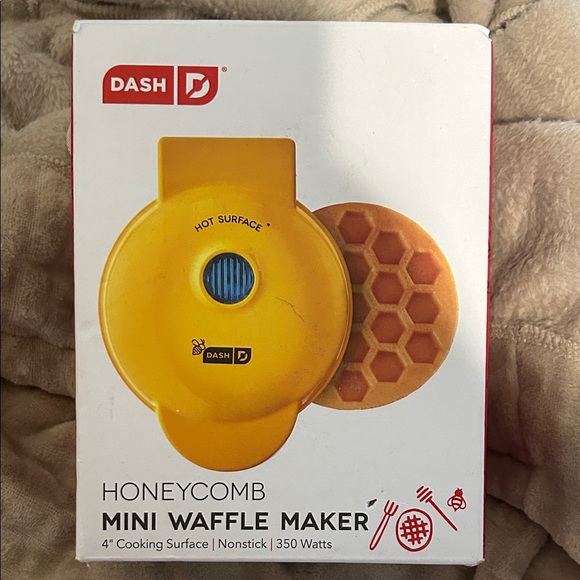 Other - Dash Yellow Mini Waffle Maker